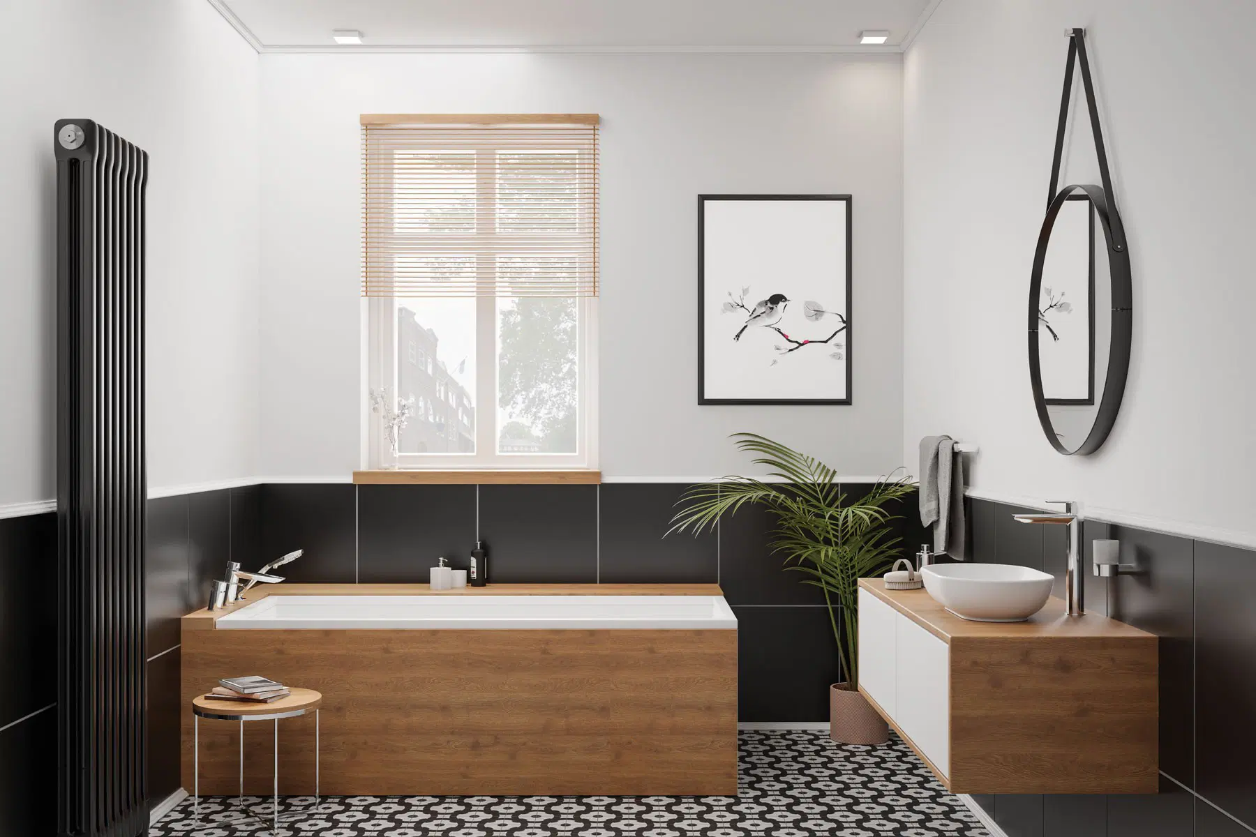 ROUND ADR_0621 Cintre mural, pour les serviettes - 60 cm – Image 10